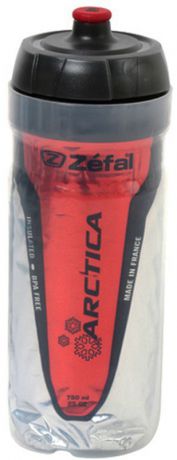 Фляга велосипедная Zefal "Arctica 75", изотермическая, цвет: красный, 750 мл