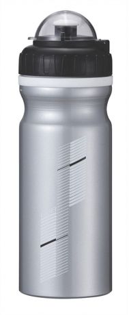 Бутылка для воды BBB "AluTank", велосипедная, цвет: серебристый, черный, 680 мл
