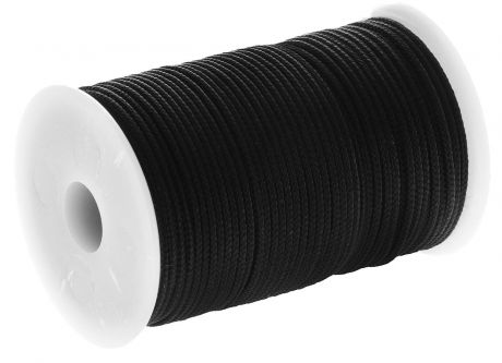 Шнур полиамидный "SOLARIS" на катушке, цвет: черный, 1,8 мм х 40 м