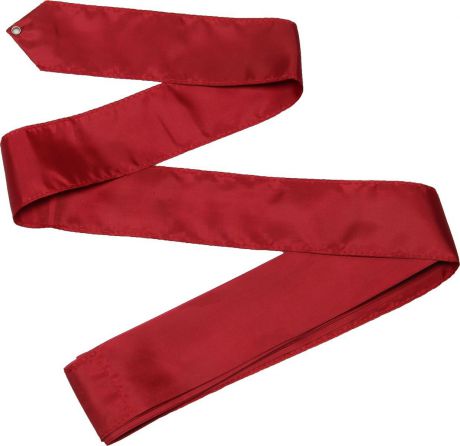 Лента гимнастическая Indigo, без палочки, цвет: бордовый, длина 4 м