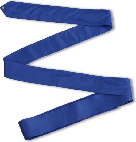 Лента гимнастическая Indigo, без палочки, цвет: синий, длина 4 м