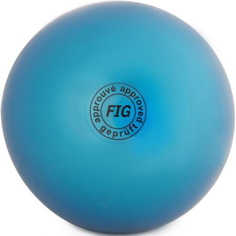 Мяч гимнастический "Larsen", цвет: синий, диаметр 15 см