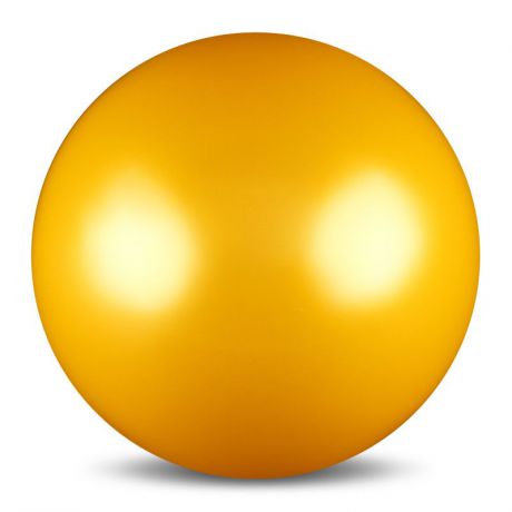 Мяч для художественной гимнастики "Indigo", силиконовый, цвет: желтый, диаметр 15 см