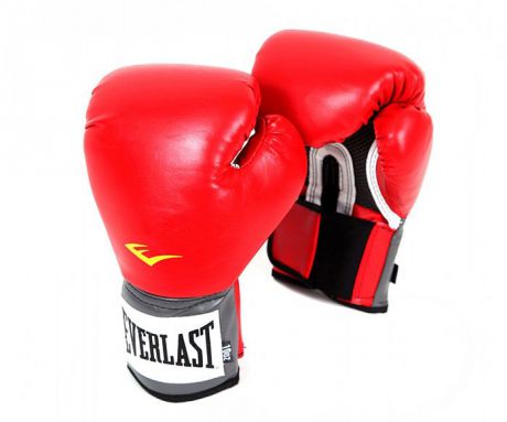 Перчатки тренировочные Everlast "Pro Style Anti-MB", 10 унций, цвет: красный