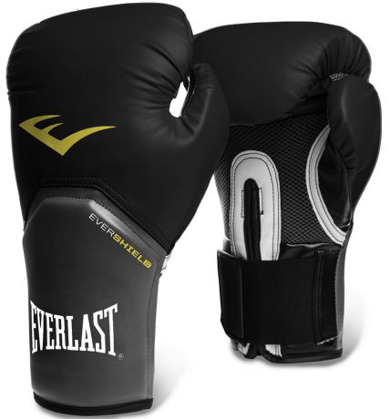 Перчатки тренировочные Everlast "Pro Style Elite", цвет: черный, 8 унций