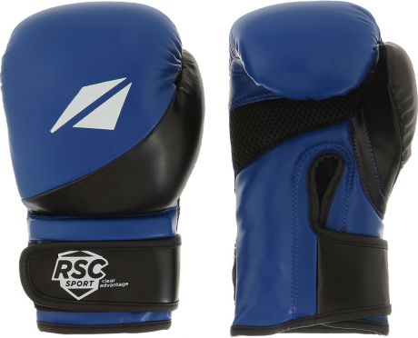 Перчатки боксерские RSC PU Flex BF BX 023, 00026605, синий, черный, вес 8 унций