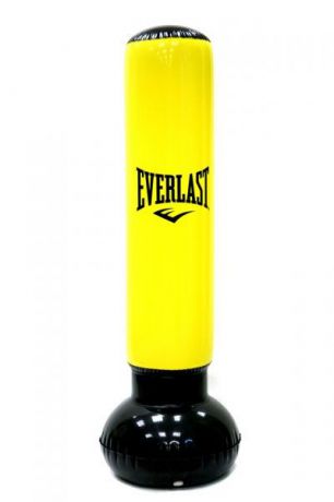 Мешок надувной Everlast Power Tower, цвет: желтый, черный, 160 см