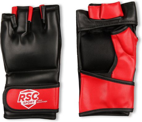 Перчатки ММА RSC PU BF-MM-4001, 00026603, красный, черный, размер XL