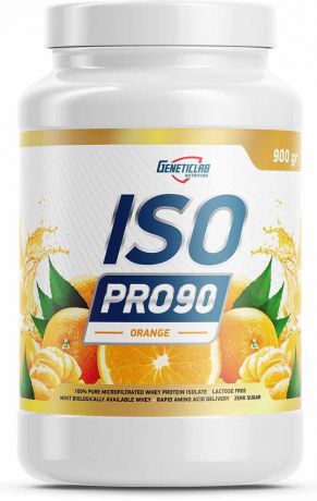 Изолят Geneticlab Nutrition "Iso Pro 90", апельсин, 900 г