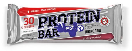 Батончик Effort Protein BAR, шоколад, 60 г