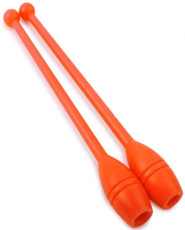 Булавы "Larsen", цвет: оранжевый, длина 35 см