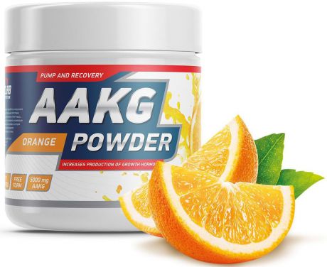 Аргинин Geneticlab "AAKG Powder", апельсин, 150 г