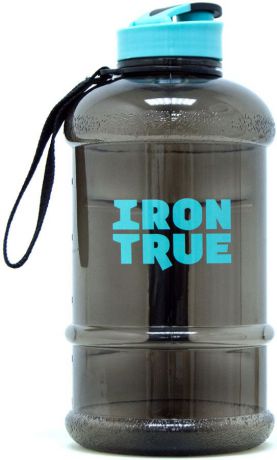 Бутылка спортивная Irontrue "Classic Series", цвет: черный, бирюзовый, 1,3 л. ITB941-1300
