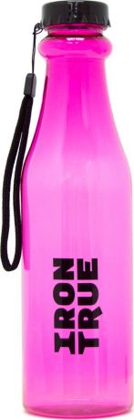 Бутылка спортивная Irontrue "Classic Series", цвет: розовый, черный, 750 мл. ITB921-750