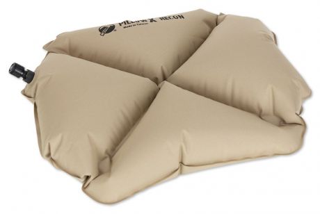 Надувная подушка Klymit "Pillow X Recon", цвет: песочный