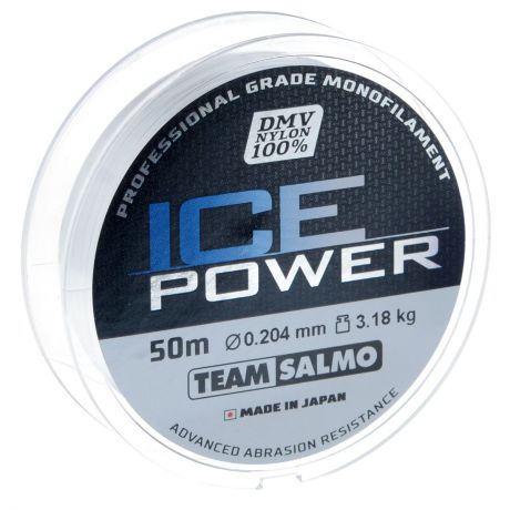 Леска монофильная Team Salmo "Ice Power", сечение 0,204 мм, длина 50 м