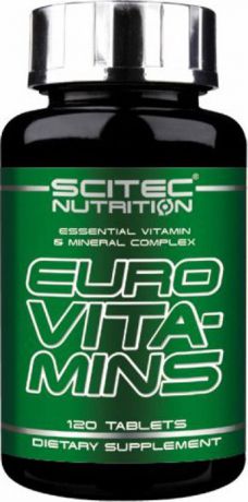 Витаминно-минеральные комплексы Scitec Nutrition Euro Vita-Mins, 120 таблеток