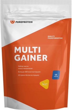 Гейнер мультикомпонентный "PureProtein", для питания спортсменов, банан, 1 кг