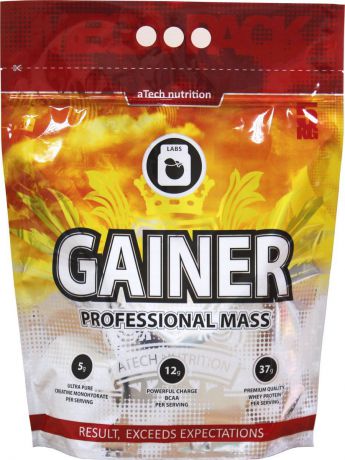 Гейнер aTech Nutrition Gainer Professional Mass, Nats cream, 5 кг