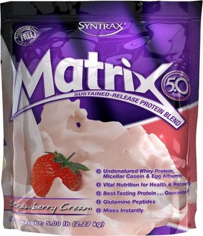 Протеин Syntrax Matrix 5.0 Strawberry Cream