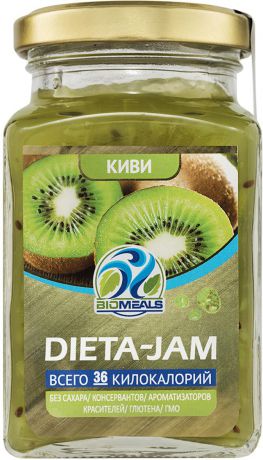 Джем BioMeals Dieta-Jam, киви, 230 г