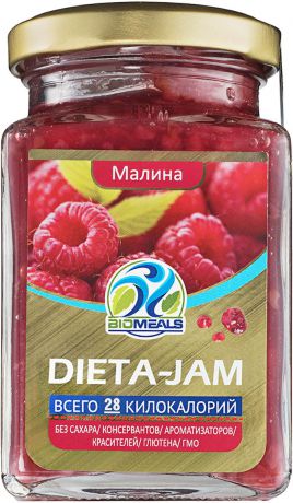 Джем BioMeals Dieta-Jam, малина, 230 г