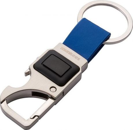 Брелок-фонарик Munkees Key Fob, с открывалкой, на карабине, цвет: синий