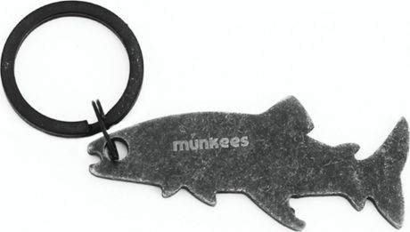 Брелок-открывалка Munkees "Форель", цвет: черный