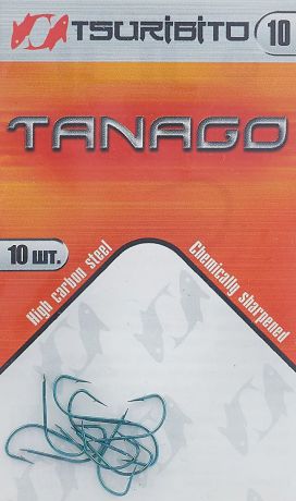 Крючки рыболовные Tsuribito Tanago №10, 10 шт