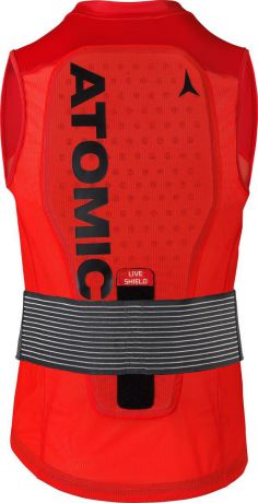 Защитный жилет Atomic Live Shield Vest M, цвет: красный. Размер M
