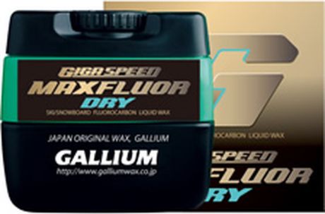Фторовая жидкость Gallium Giga Speed Maxfluor Dry Liquid, GS3101/30, для беговых, горных лыж и сноубордов, -3...-20°С, 30 мл