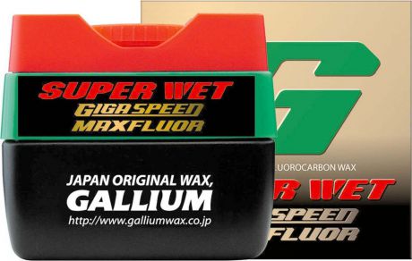 Фторовая жидкость Gallium Giga Speed Maxfluor Super Wet Liquid, GS3303, для беговых, горных лыж и сноубордов, +10...-1°С, 30 мл