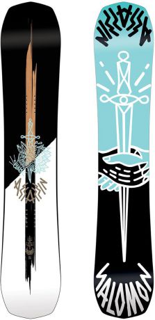 Сноуборд Salomon Assassin, цвет: черный, рост 156 см