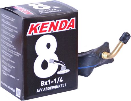 Велокамера Kenda 8x1-1/4, a/v с загнутым ниппелем