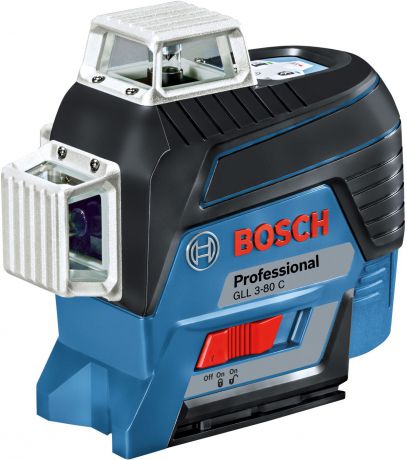 Лазерный нивелир Bosch GLL 3-80 C, + штатив BT 150, вкладка L-Boxx. 0601063R01