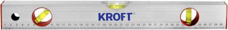 Уровень "Kroft", с линейкой, 3 глазка, 400 мм