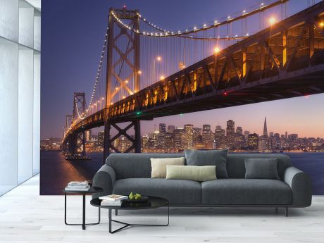 Фотообои PosterMarket "Мост через бухту Сан-Франциско", 368 х 254 мм