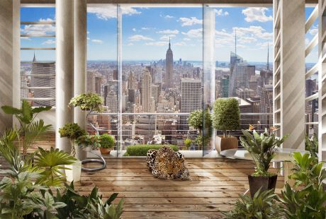 Фотообои флизелиновые Milan "Утро в Нью-Йорке", текстурные, 2 х 1,35 м