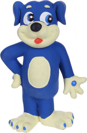 Игрушка для собак Camon "Песик", цвет: синий, 20 см
