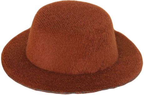 Шляпа для игрушек, 3488155, размер 8 см, коричневый