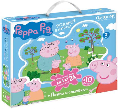 Peppa Pig Пазл для малышей Пеппа и семейка