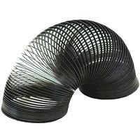 Ретро-пружинка "Slinky", цвет: черный