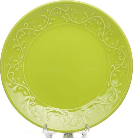 Тарелка Kutahya Porselen IVY, зеленый, диаметр 26 см