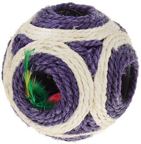 Когтеточка Triol "Мяч", цвет в ассортименте, диаметр 11,5 см