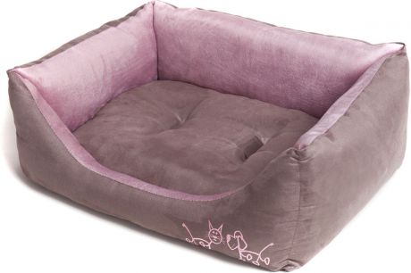 Кровать для животных Prolapa "Котопес", 02500413, розовый, 64 x 54 x 25 см