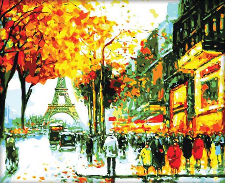 Картина по номерам Школа талантов "Париж", 2711885, 40 х 50 см