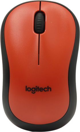 Мышь Logitech M220 Silent, 910-004880, red