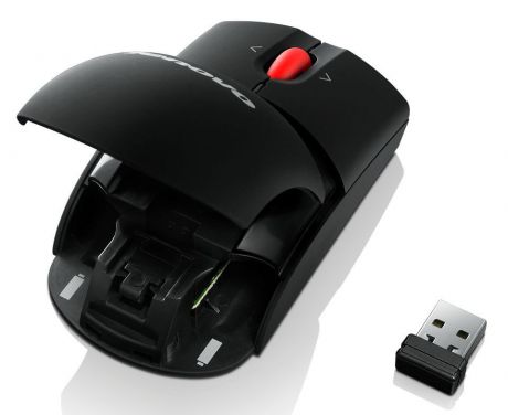 Мышь Lenovo 0A36188 лазерная 1600dpi беспроводная USB, 0A36188, черный