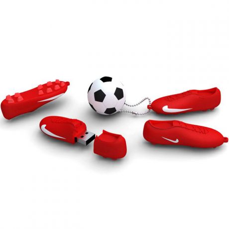 Iconik Футбол, Red White 8GB USB-накопитель