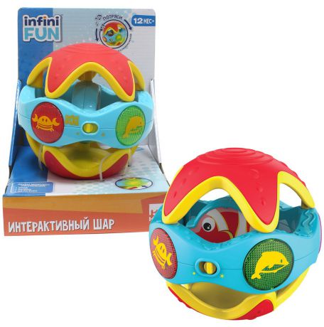 1TOY Развивающая игрушка Kidz Delight Интерактивный шар